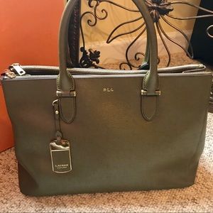 Ralph Lauren Olive Tote